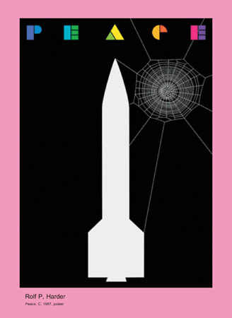 008 Rolf P, Harder- Peace, C, 1987, poster
