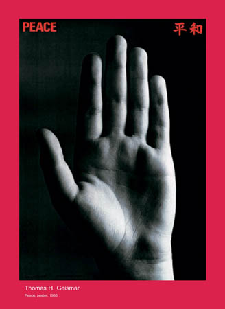 009 Thomas H, Geismar- Peace, poster, 1985
